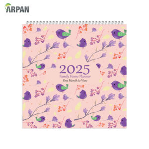 Arpan 2025 Family Home Planner Wall Calendar. Month-to-View Family Organizer with 5 Columns. Runs from 1st Jan’ 2025 to 31st Dec’ 2025 Planner